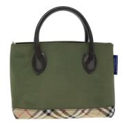 Burberry Vintage Pre-owned Nylon handvskor Green, Dam