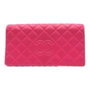 Chanel Vintage Pre-owned Laeder plnbcker Pink, Dam