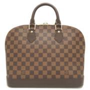 Louis Vuitton Vintage Pre-owned Canvas handvskor Brown, Dam