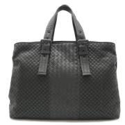 Bottega Veneta Vintage Pre-owned Laeder handvskor Gray, Dam