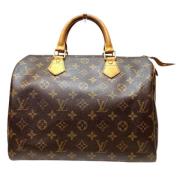 Louis Vuitton Vintage Pre-owned Canvas handvskor Brown, Dam