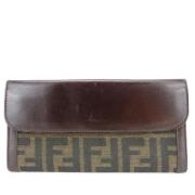 Fendi Vintage Pre-owned Canvas plnbcker Brown, Dam