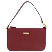 Burberry Vintage Pre-owned Laeder axelremsvskor Red, Dam