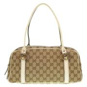 Gucci Vintage Pre-owned Canvas gucci-vskor Brown, Dam