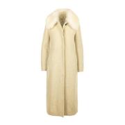 Peuterey Boucle Fur Jacka Beige, Dam