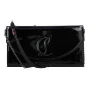 Christian Louboutin Laeder crossbodyvskor Black, Dam