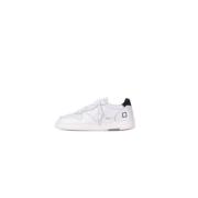 D.a.t.e. Vita Läder Sneakers Logga Sida White, Herr