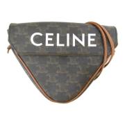 Celine Vintage Pre-owned Canvas handvskor Black, Dam