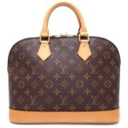 Louis Vuitton Vintage Pre-owned Canvas handvskor Brown, Dam