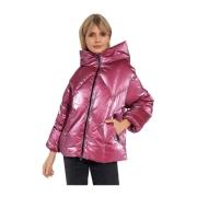 Hetregó Rosa Metallic Pufferjacka Muriel Purple, Dam