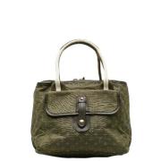 Louis Vuitton Vintage Pre-owned Canvas handvskor Green, Dam