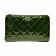 Chanel Vintage Pre-owned Laeder plnbcker Green, Dam