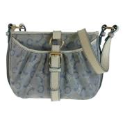 Celine Vintage Pre-owned Canvas axelremsvskor Blue, Dam