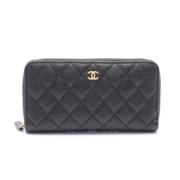 Chanel Vintage Pre-owned Tyg plnbcker Black, Dam