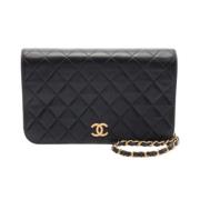 Chanel Vintage Pre-owned Laeder chanel-vskor Black, Dam