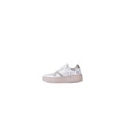 D.a.t.e. Läder Sidologo Sneakers White, Dam