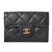 Chanel Vintage Pre-owned Laeder plnbcker Black, Dam