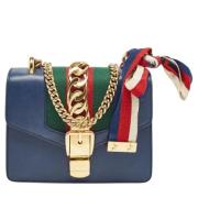 Gucci Vintage Pre-owned Laeder gucci-vskor Blue, Dam