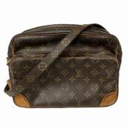 Louis Vuitton Vintage Pre-owned Canvas axelremsvskor Brown, Dam