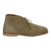 Elia Maurizi Grön Beige Mocka Ankelboot Green, Herr