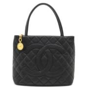 Chanel Vintage Pre-owned Laeder chanel-vskor Black, Dam