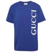 Gucci Vintage Pre-owned Tyg toppar Blue, Herr