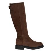 Elia Maurizi Brun Nubuck Under-Knä Stövel Brown, Dam