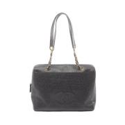 Chanel Vintage Pre-owned Laeder chanel-vskor Black, Dam