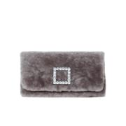 Roberto Festa Powder Clutch Gray, Dam