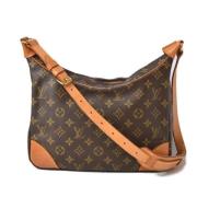 Louis Vuitton Vintage Pre-owned Canvas axelremsvskor Brown, Dam