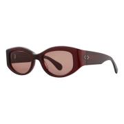 Garrett Leight Retro Biggie SUN Solglasögon Brown, Unisex