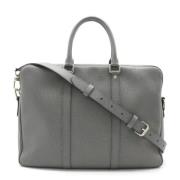 Louis Vuitton Vintage Pre-owned Canvas handvskor Gray, Herr