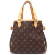 Louis Vuitton Vintage Pre-owned Canvas axelremsvskor Brown, Dam