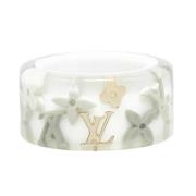 Louis Vuitton Vintage Pre-owned Plast ringar White, Dam