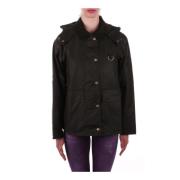 Barbour Dam Vaxjacka med Avtagbar Huva Green, Dam