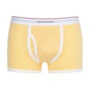 Dsquared2 Gula Bomullsboxers Klassisk Passform Yellow, Herr