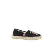 Kenzo Svarta Tiger Espadriller Black, Dam