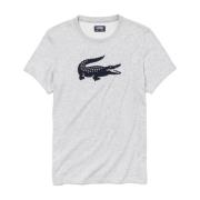 Lacoste Regular Fit T-shirt - Tryckt logotyp Blue, Herr