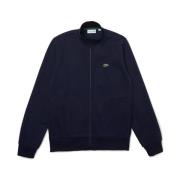 Lacoste Borstad fleecefodrad sportig sweatshirt Blue, Herr