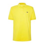 Lacoste Klassisk Bomullspolo - Gul Yellow, Herr