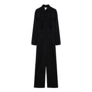 Max Mara Dam Jumpsuit Klänning Black, Dam