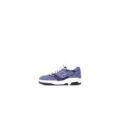 New Balance Blå Mocka Logo Sneakers Blue, Dam