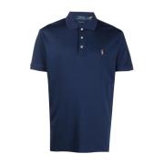 Polo Ralph Lauren Blå Casual Polo Stickad Skjorta Blue, Herr