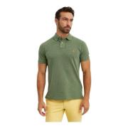 Ralph Lauren Grön polotröja Custom Slim Fit Green, Herr