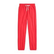 Ralph Lauren Röda sweatpants med logotyp Red, Dam