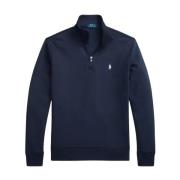 Ralph Lauren Marinblå tröja med ståkrage Blue, Herr