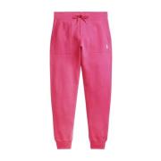 Ralph Lauren Rosa Mjukisbyxor med Logotyp Pink, Dam