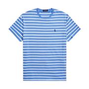 Ralph Lauren Randig klassisk passform T-shirt Blue, Herr