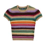 Ralph Lauren Färgglad Randig Tröja Multicolor, Dam