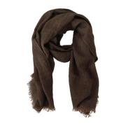 Dolce & Gabbana Brun Kasmir Siden Scarf Brown, Dam